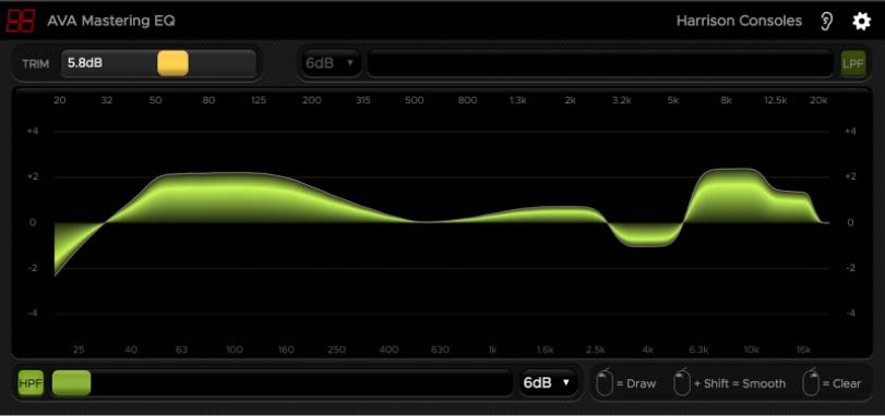 哈里森均衡器 – Harrison AVA Mastering EQ v3.0.1 [WiN]