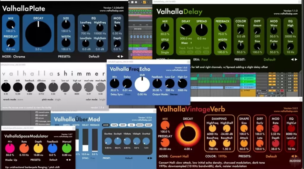 混响 – ValhallaDSP bundle 2022.11 CE-V.R